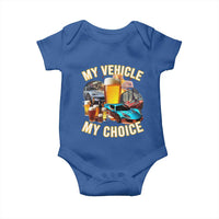 My Vehicle My Choice Baby Onesie Funny Drunk Driving - Wonder Print Shop