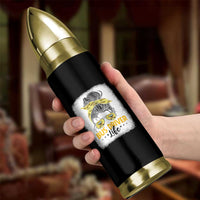 Messy Bun School Bus Driver Life Bullet Tumbler - Wonder Print Shop