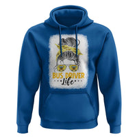 Messy Bun School Bus Driver Life Hoodie - Wonder Print Shop
