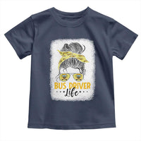 Messy Bun School Bus Driver Life Toddler T Shirt - Wonder Print Shop