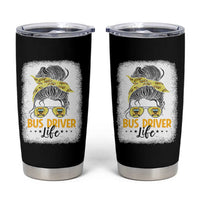 Messy Bun School Bus Driver Life Tumbler Cup - Wonder Print Shop