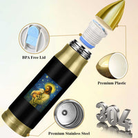 Jesus Christian Bullet Tumbler Hug Lamb Starry Night Van Gogh - Wonder Print Shop