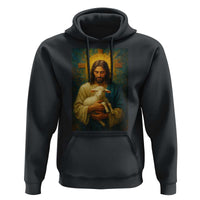 Jesus Christian Hoodie Hug Lamb Faith Easter - Wonder Print Shop