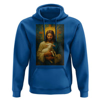 Jesus Christian Hoodie Hug Lamb Faith Easter - Wonder Print Shop
