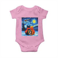 Funny Couples Christmas Baby Onesie Cats Lover Starry Night - Wonder Print Shop