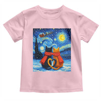 Funny Couples Christmas Toddler T Shirt Cats Lover Starry Night - Wonder Print Shop