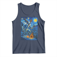 Wedigo Cryptid Christmas Tank Top Native American Starry Night Xmas - Wonder Print Shop