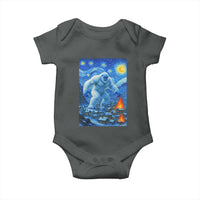 Yeti Cryptid Christmas Baby Onesie Winter Monster Starry Night Xmas - Wonder Print Shop
