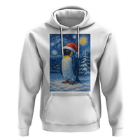 Penguin Christmas Hoodie Starry Night Van Gogh - Wonder Print Shop