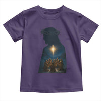 Jesus Christian Christmas Toddler T Shirt Christian Saints Praying Under The Star of Bethlehem - Wonder Print Shop