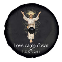 Nativity Scene Christmas Spare Tire Cover Love Came Down Jesus Christian - Wonder Print Shop