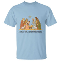 Nativity Scene Christmas T Shirt Baby Jesus Christian Faith - Wonder Print Shop