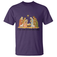 Nativity Scene Christmas T Shirt Baby Jesus Christian Faith - Wonder Print Shop