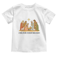 Nativity Scene Christmas Toddler T Shirt Baby Jesus Christian Faith - Wonder Print Shop