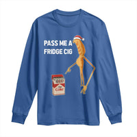 Marcus The Worm Robert Meme Christmas Long Sleeve Shirt Pass Me A Fridge Cig - Wonder Print Shop