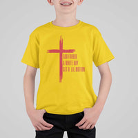God Forbid A White Boy Get A Lil Motion T Shirt For Kid Funny Christian Quote Meme - Wonder Print Shop