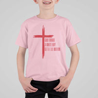 God Forbid A White Boy Get A Lil Motion T Shirt For Kid Funny Christian Quote Meme - Wonder Print Shop