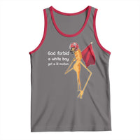 God Forbid A White Boy Get A Lil Motion Tank Top Marcus The Worm Robert Meme Cosplay - Wonder Print Shop