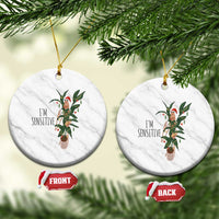 Marcus The Worm Robert Christmas Meme Ceramic Ornament I Am Sensitive - Wonder Print Shop