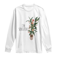 Marcus The Worm Robert Christmas Meme Long Sleeve Shirt I Am Sensitive - Wonder Print Shop