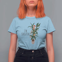 Marcus The Worm Robert Christmas Meme T Shirt For Women I Am Sensitive - Wonder Print Shop