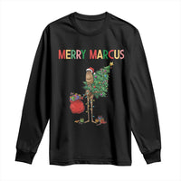 Marcus The Worm Christmas Meme Long Sleeve Shirt - Wonder Print Shop