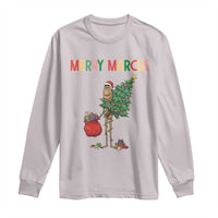 Marcus The Worm Christmas Meme Long Sleeve Shirt - Wonder Print Shop