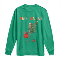 Marcus The Worm Christmas Meme Long Sleeve Shirt - Wonder Print Shop