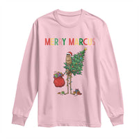 Marcus The Worm Christmas Meme Long Sleeve Shirt - Wonder Print Shop