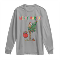 Marcus The Worm Christmas Meme Long Sleeve Shirt - Wonder Print Shop
