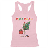 Marcus The Worm Christmas Meme Racerback Tank Top - Wonder Print Shop