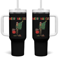 Marcus The Worm Christmas Meme Tumbler With Handle - Wonder Print Shop