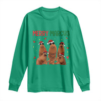 Marcus The Worm Christmas Meme Long Sleeve Shirt Funny Brain Rot Gen Z Xmas - Wonder Print Shop
