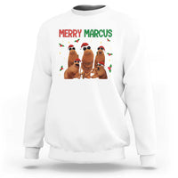 Marcus The Worm Christmas Meme Sweatshirt Funny Brain Rot Gen Z Xmas - Wonder Print Shop