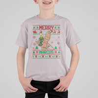 Marcus The Worm Robert Meme Christmas T Shirt For Kid Funny Brain Rot Xmas - Wonder Print Shop