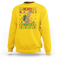 Marcus The Worm Robert Meme Christmas Sweatshirt Funny Brain Rot Xmas - Wonder Print Shop