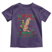 Marcus The Worm Robert Meme Christmas Toddler T Shirt Funny Brain Rot Xmas - Wonder Print Shop