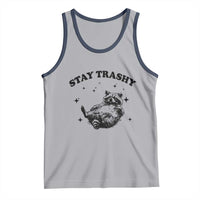 Funny Raccoon Meme Tank Top Stay Trashy