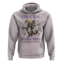Mardi Gras Raccoon Hoodie Feral Girl Mardi Gras