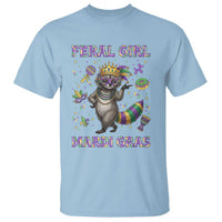 Mardi Gras Raccoon T Shirt Feral Girl Mardi Gras