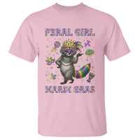 Mardi Gras Raccoon T Shirt Feral Girl Mardi Gras