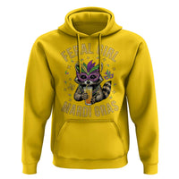 Mardi Gras Raccoon Hoodie Feral Girl Mardi Gras Trash Panda