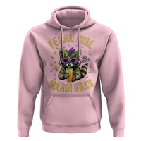 Mardi Gras Raccoon Hoodie Feral Girl Mardi Gras Trash Panda
