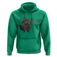 Mardi Gras Raccoon Hoodie Yee Haw Cowboy Mardi Gras Carnival Trendy Meme