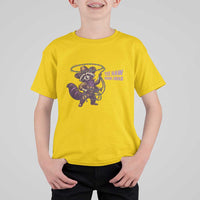 Mardi Gras Raccoon T Shirt For Kid Yee Haw Cowboy Mardi Gras Carnival Trendy Meme