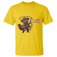 Mardi Gras Raccoon T Shirt Yee Haw Cowboy Mardi Gras Carnival Trendy Meme