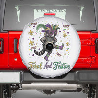 Mardi Gras Raccoon Spare Tire Cover Feral And Festive
