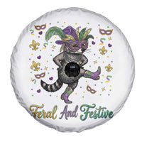 Mardi Gras Raccoon Spare Tire Cover Feral And Festive