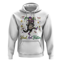 Mardi Gras Raccoon Hoodie Feral And Festive