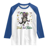 Mardi Gras Raccoon Raglan Shirt Feral And Festive